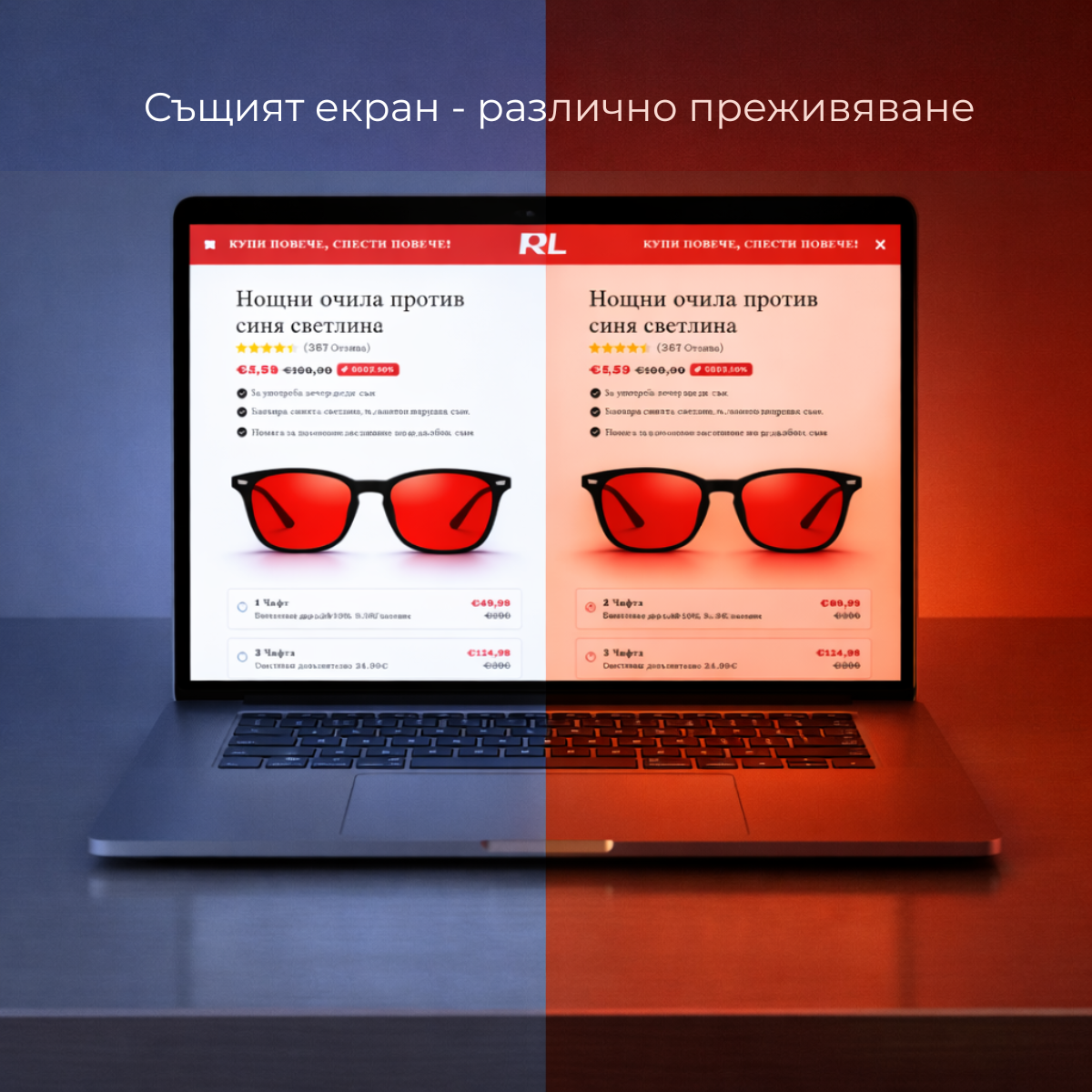 Нощни очила против синя светлина - R1